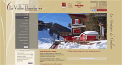 Desktop Screenshot of hotel-lavalleeblanche.com