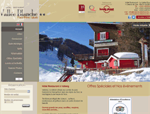 Tablet Screenshot of hotel-lavalleeblanche.com